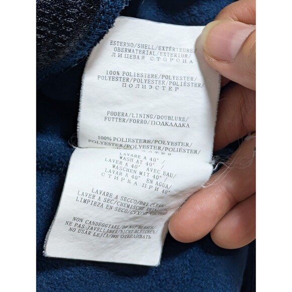 Beretta Jacket Mens XL Blue Full Zip Fleece Polartec Zip Pockets Modular System - Picture 7 of 12